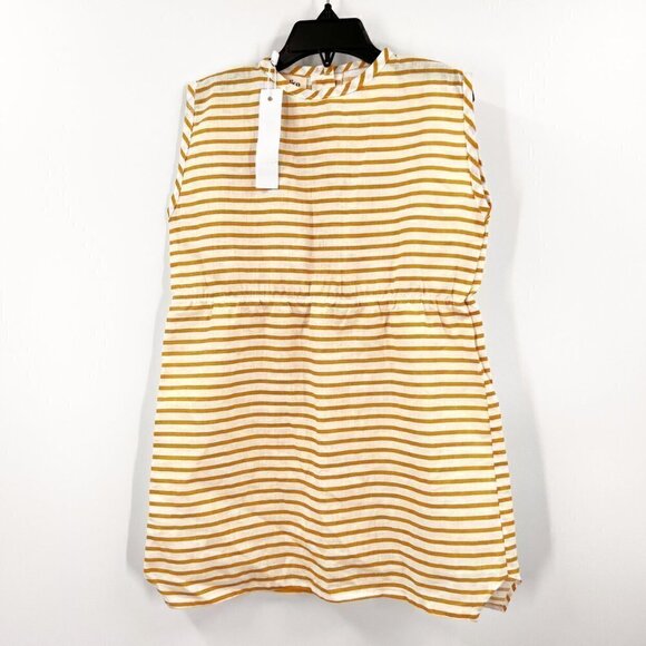 Melico Mustard Striped Dress - Picture 1 of 8